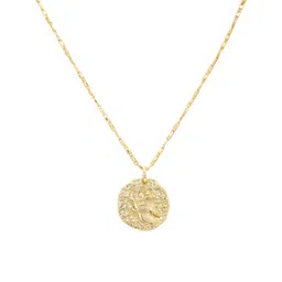 MAHTTAB Unisex Brass Gold-Plated Necklace-picture-38