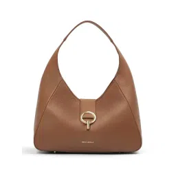 Mai Soli Hazelnut Brooke Genuine Full Grain Leather Textured Hobo Bag-picture-34