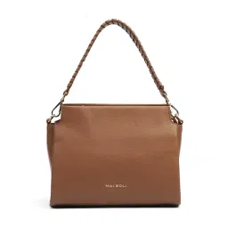 Mai Soli Hazelnut Noah Genuine Full Grain Leather Textured Cross Body-picture-29