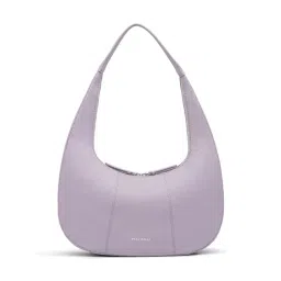 Mai Soli Lavender Harper Genuine Full Grain Leather Textured Hobo Bag-picture-27