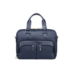 MAI SOLI Men Textured Genuine Leather All-Purpose Cruiser Laptop Messenger Bag-picture-18