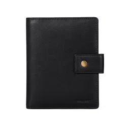 Mai Soli Nomad Black Formal Leather Passport Wallet for Unisex-picture-20