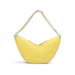 Mai Soli Yellow Leather Genuine Full Grain Leather Textured Shoulder-picture-19