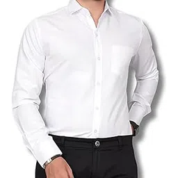 maigra fashion Cotton Blend Mens Slim fit Plain Classic Regular Stylish Shirt Shirt-picture-17