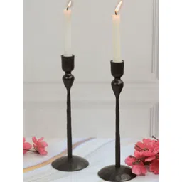 Maison Modern Black 2 Pieces Candle Holders image 3