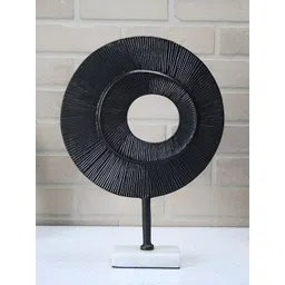 Maison Modern Black Disc Figurine Showpiece-picture-27