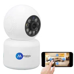 Maizic Smarthome Tiger-Eye 4MP 1080p WiFi Colour Night Vision PTZ Camera with 360 degree View Real Time, Two Way Audio &a; Alarm, MHS-220224-picture-20