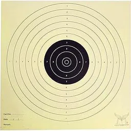 majasavi 10M Air Pistol Target Cards (17x17cm) - Greyback Paper Off-White (100 pcs)-picture-10