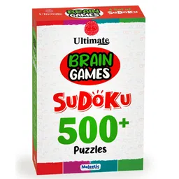 Majestic book club The Ultimate Brain Games- Sudoku for Children and Adults: Set of 4 Books Brain Booster Activity for kids More than 500 Activity Varying levels of difficulty from easy to hard-picture-12