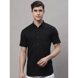 Majestic Man Classic Spread Collar Pure Cotton Slim Fit Casual Shirt-picture-41