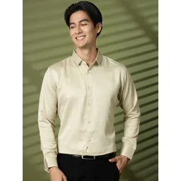 Majestic Man Men Modern Spread Collar Solid Slim Fit Formal Shirt-picture-21