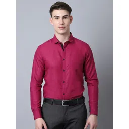 Majestic Man Men Red Slim Fit Formal Shirt-picture-18