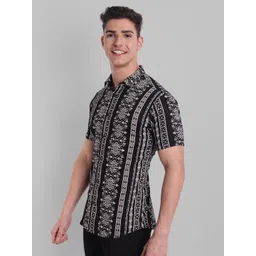 Majestic Man Men Smart Slim Fit Printed Pure Cotton Casual Shirt-picture-23