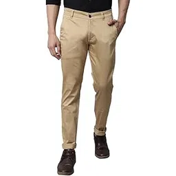 majestic man Men's Slim Fit Mid Rise Trouser-picture-45
