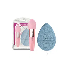 MAJESTIQUE Facial Cleaning Sponge with Cut Makeup Sponge-picture-34