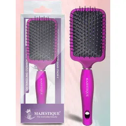 MAJESTIQUE Paddle Detangling Cushion Hair Brush-picture-46
