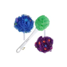 MAJESTIQUE Set of 2 Shower Scrub Sponge with Long Handle Bath Accessories-image-19