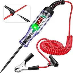 MAKABEE Test Light Automotive 5-90V Digital LED Circuit Tester with Voltage Display, Auto Bidirectional Voltage Tester, Electric Test Pen with Extended Spring Wire & Probe for Car RV Fuse Checker-picture-31