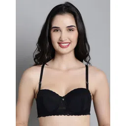 MAKCLAN Women Medium Coverage Anti Odour Underwired Lightly Padded Balconette Bra-picture-28