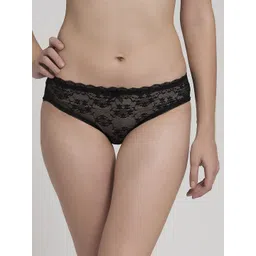 MAKCLAN Women Self Design Low-Rise Basic Briefs image 1