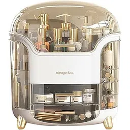 Makeup Organiser Storage Box for Countertop Cosmetics, Skincare and Beauty Case with Clear Lid Display for Easy Visibility and Drawers for Vanity, Dresser-picture-41