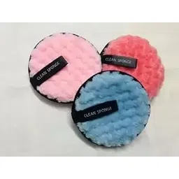 Makeup Remover Pads Face Cleaning Soft Cotton Rounds Sponge Multicolor-picture-20
