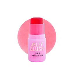Makeup Revolution London Jelly Blush Stick Lip & Cheek Stain- 5.5 g- Strawberry Pink-picture-27