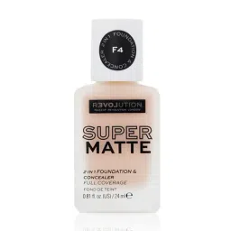 Makeup Revolution Relove Supermatte Foundation F4 - 24 ml-image-33