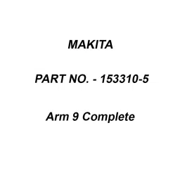 Makita Arm 9 Complete, Part No 153310-5-image-13