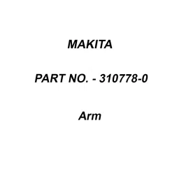 Makita Arm Suitable For DPT353, Part No 310778-0-image-21
