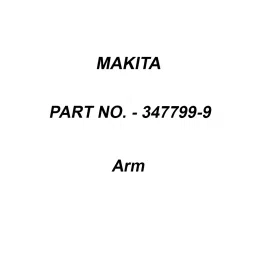 Makita Arm Suitable For FN001G, Part No 347799-9-image-20