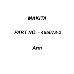 Makita Arm Suitable For LM380D, Part No 455078-2-image-19