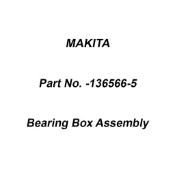 Makita Bearing Box Assembly Suitable for DDA450, Part No 136566-5-image-9