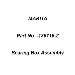 Makita Bearing Box Assembly Suitable for GA039G, Part No 136716-2-image-6