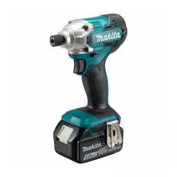 Makita Cordless Impact Driver with Rapid Charger Kit 18 V 1/4 Inch (6.35 mm) Size 155 Nm Torque for Industrial Use, DTD156Z-image-14
