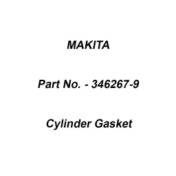 Makita Cylinder Gasket Suitable For EH5000W, Part No 346267-9-image-26