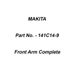 Makita Front Arm Complete Suitable For LS003G, Part No 141C14-9-image-3