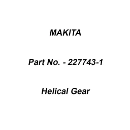 Makita Helical Gear Size 11 mm Suitable For EA3200S, Part No 227743-1-image-36