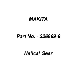 Makita Helical Gear Size 31 mm Suitable For HR3001C, Part No 226869-6-image-44