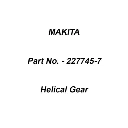 Makita Helical Gear Size 67 mm Suitable For UH5261, Part No 227745-7-image-23