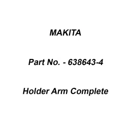 Makita Holder Arm Complete Suitable For TD0101, Part No 638643-4-image-11
