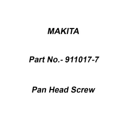Makita Pan Head Screw Size M3x12 for DSC191, Part No 911017-7-image-2