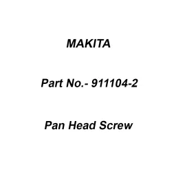 Makita Pan Head Screw Size M4x6 for DJV182, Part No 911104-2-image-24