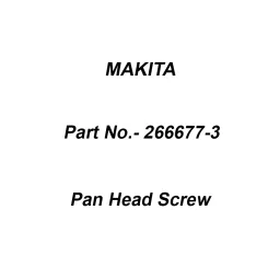 Makita Pan Head Screw Size M5x14 for RBC411, Part No 266677-3-image-28