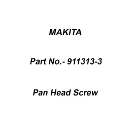 Makita Pan Head Screw Size M6x12 with WR for PM7650H, Part No 911313-3-image-9