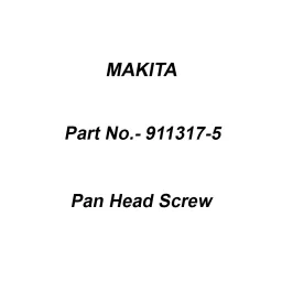 Makita Pan Head Screw Size M6x14 for LS1045, Part No 911317-5-image-13
