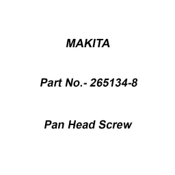 Makita Pan Head Screw Size M6x45 for MT360, Part No 265134-8-image-20
