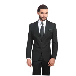 maksud enterprise Men Solid Single Breasted Formal Blazer-picture-23