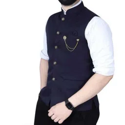 maksud enterprise Solid Men Waistcoat-picture-18
