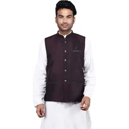 maksud enterprise Solid Men Waistcoat-picture-12